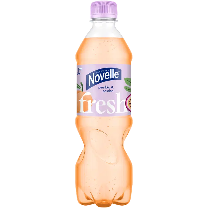 Hartwall Novelle Fresh Persikka-Passion kivennäisvesi 0,5 l