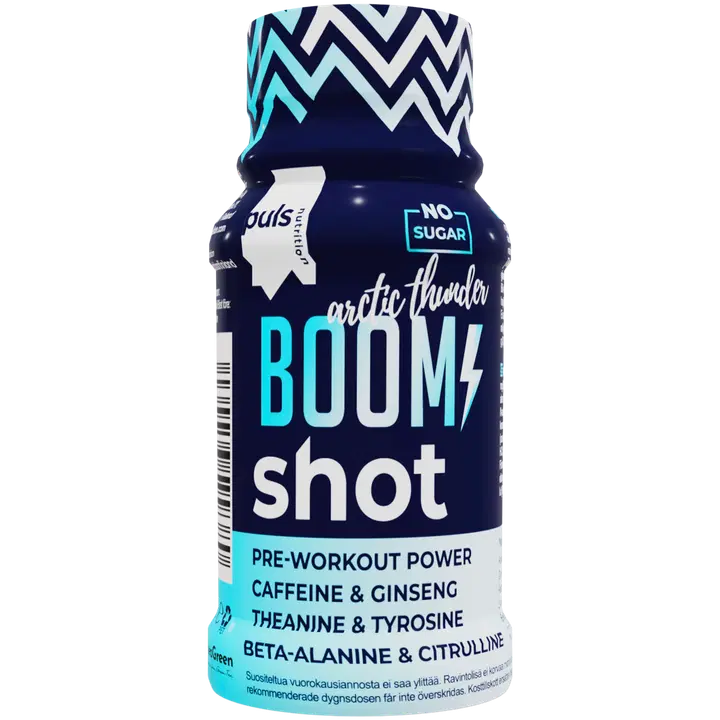 PULS Boom PWO treeningueelne shot Arktiline äike 60 ml