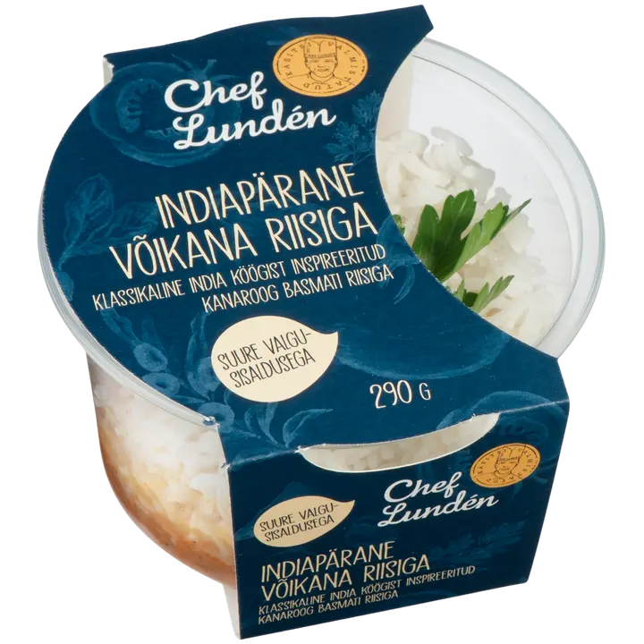 Chef Lunden Indiapärane Võikana Riisiga 290 G