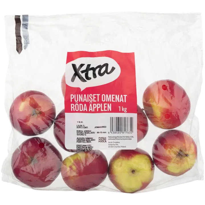 Xtra punainen omena 1 kg