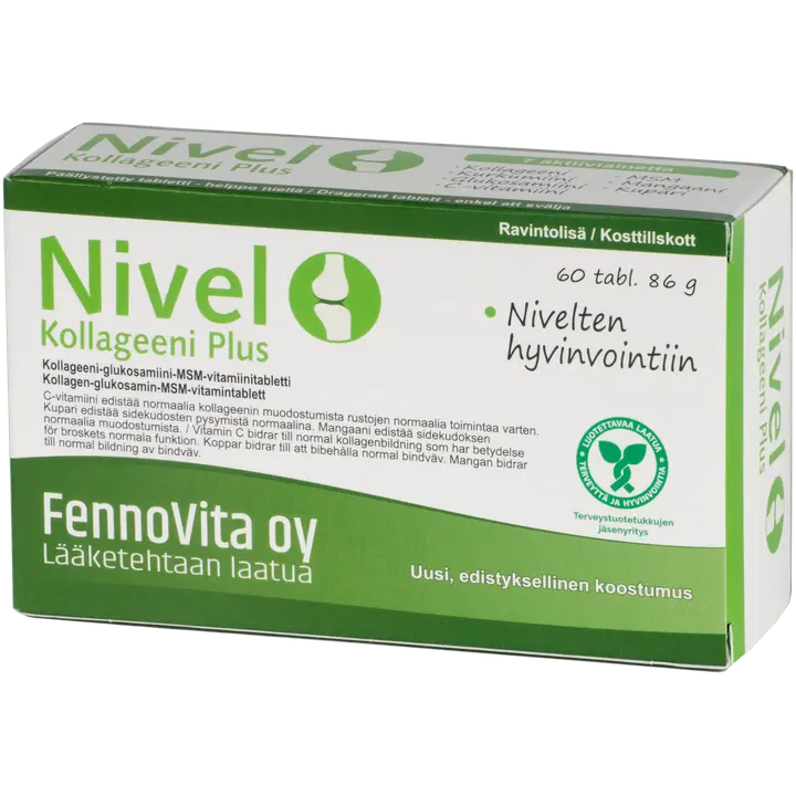 Fennovita Nivel kollageeni Plus 60 kaps./86 g