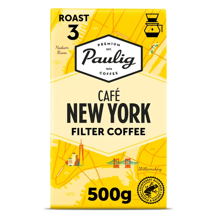 Paulig filtri- ja presskannukohv New York 500 g