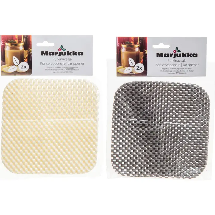 Marjukka Purkinkannen ja pullon avaaja 2 kpl