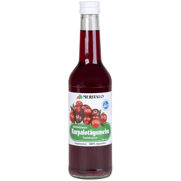 Meritalo Suomalainen Karpalotäysmehu 350ml, ei lisättyä sokeria