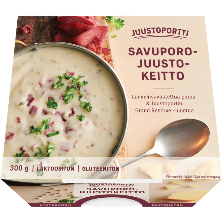 Juustoportti Savuporo-juustokeitto 300 g laktoositon, gluteeniton