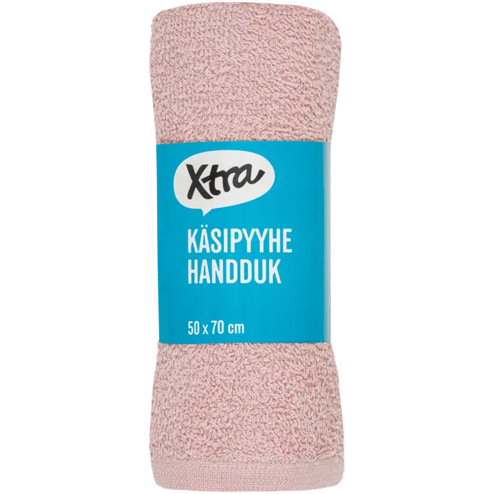 Xtra käsipyyhe Anna 50x70 cm vaaleanpunainen