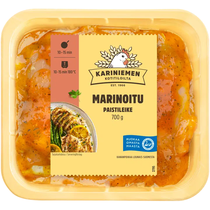 Kariniemen Kananpojan paistileike marinoitu 700 g