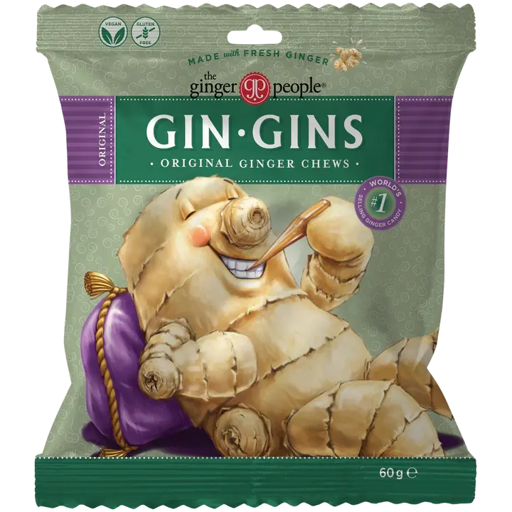 Ginger People GIN GINS pehmeä inkiväärimakeinen 60g original