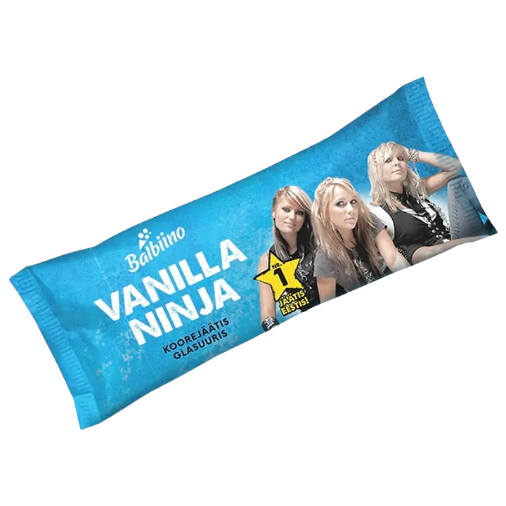 Vanilli-koorejäätis glasuuris, 110 ml