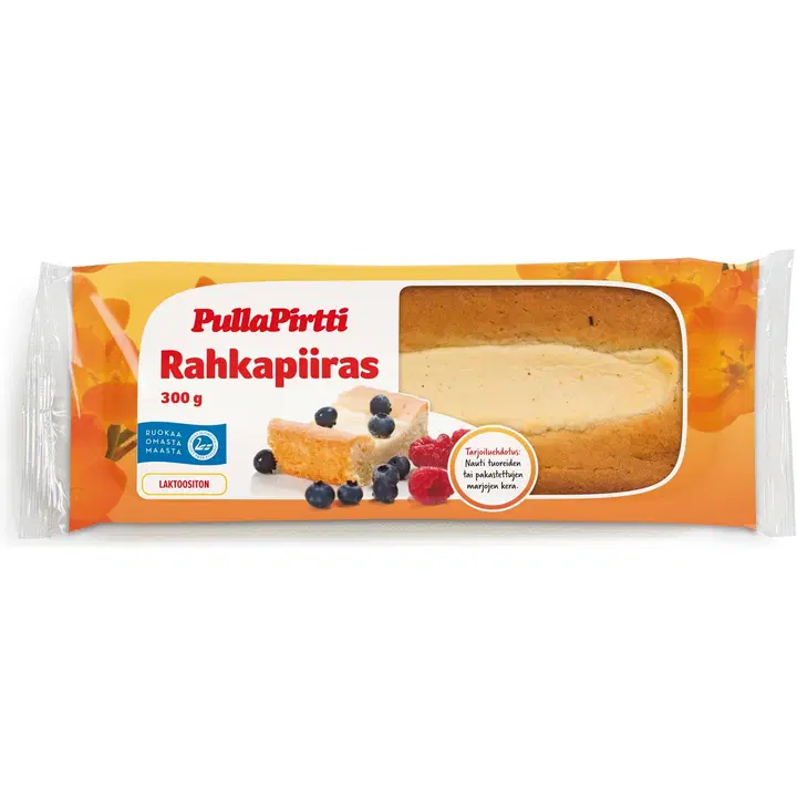 Pulla-Pirtti Rahkapiiras 300g vlakton sulatettu konditoriatuote