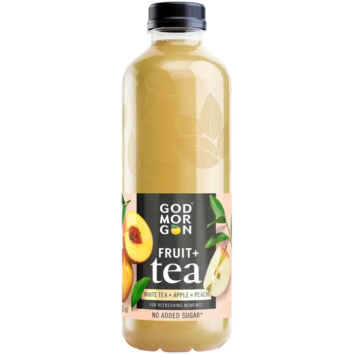 God Morgon Hedelmä + tee Persikka hedelmäjuoma 850 ml