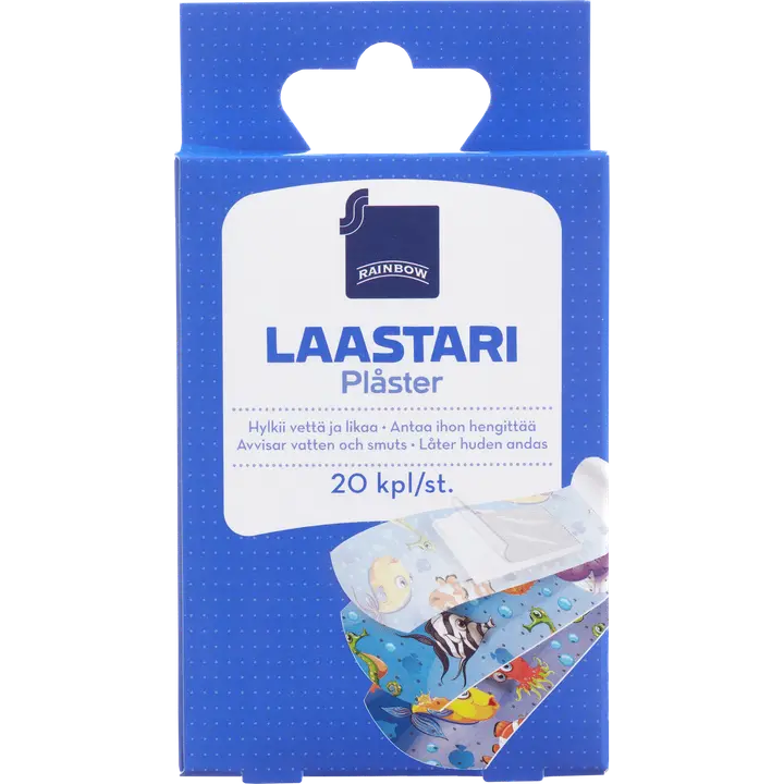 Plaastrid Rainbow lastele 20tk