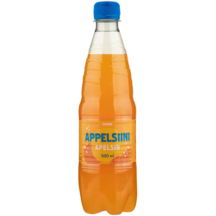 Coop Appelsiini virvoitusjuoma 0,5 l kmp