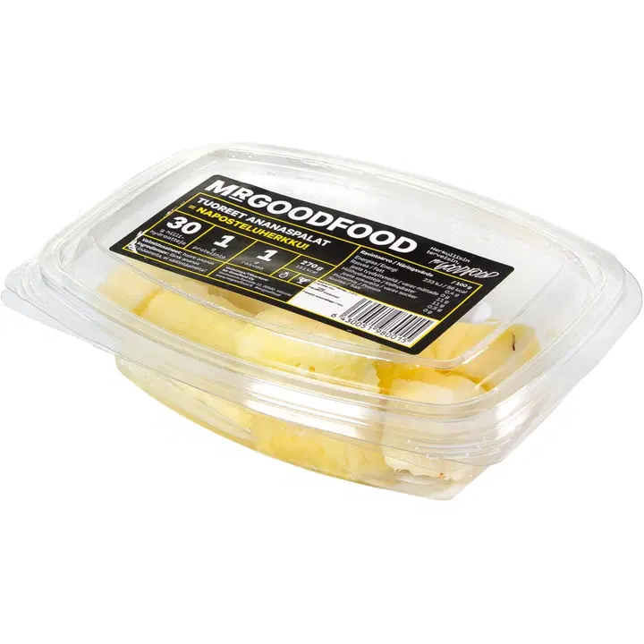 Mr Goodfood tuoreet ananaspalat 270 g