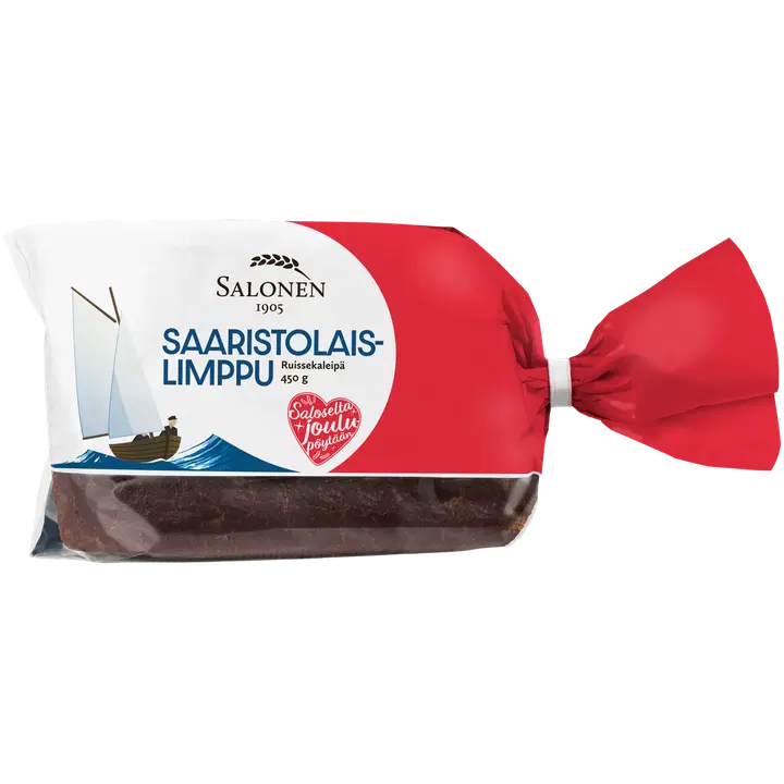 Leipomo Salonen Saaristolaislimppu 450 g ruissekaleipä