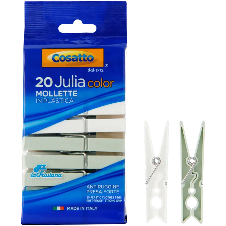Cosatto pyykkipoika Julia 20 kpl, valkoinen/vihreä