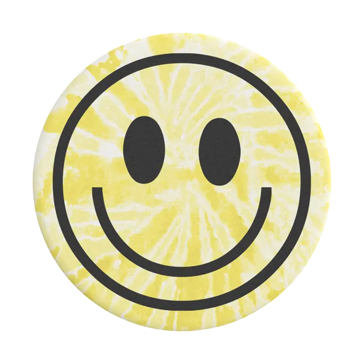 Popgrip tie dye smiley