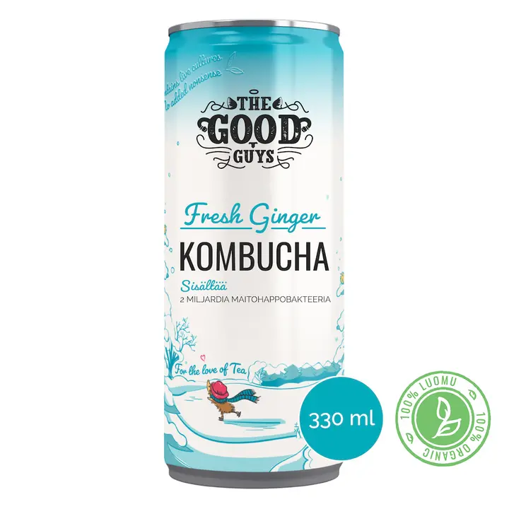 The Good Guys Fresh Ginger Kombucha 330 ml