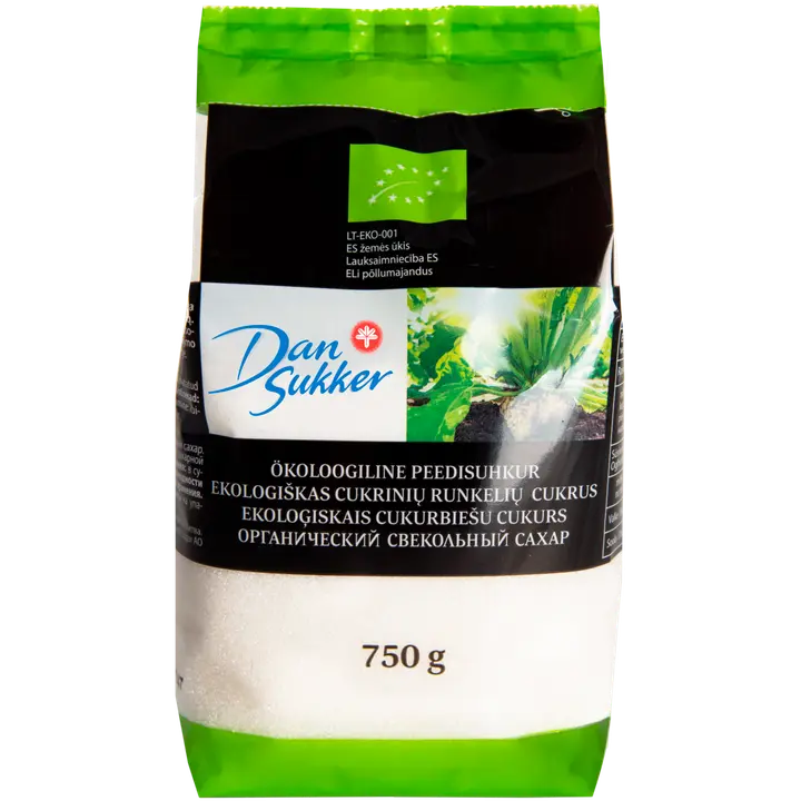 Dansukker ökoloogiline peedisuhkur 750g