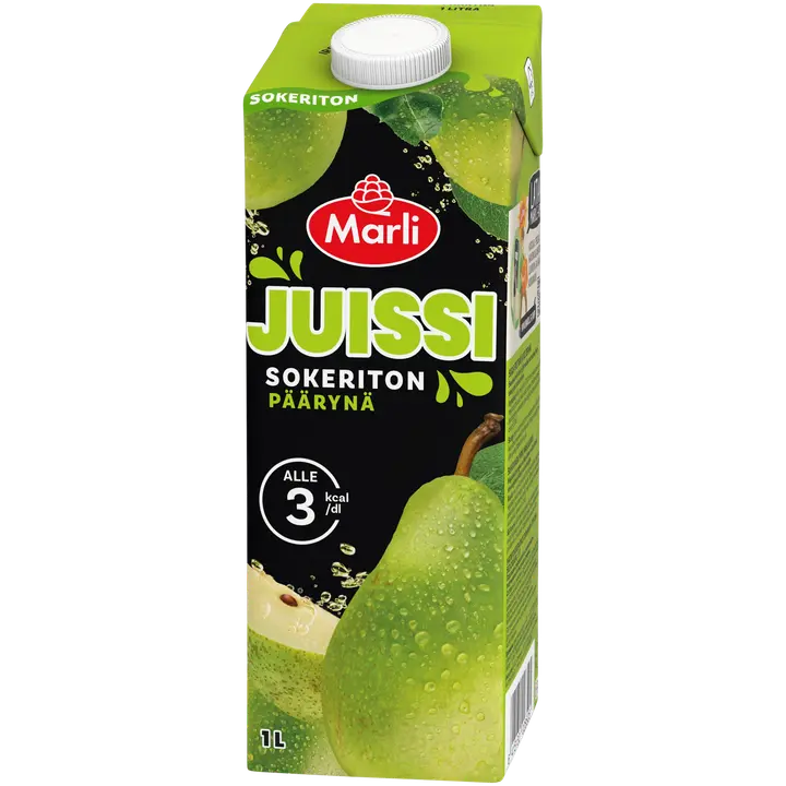 Juissi sokton sokeriton Päärynämehujuoma 1 L