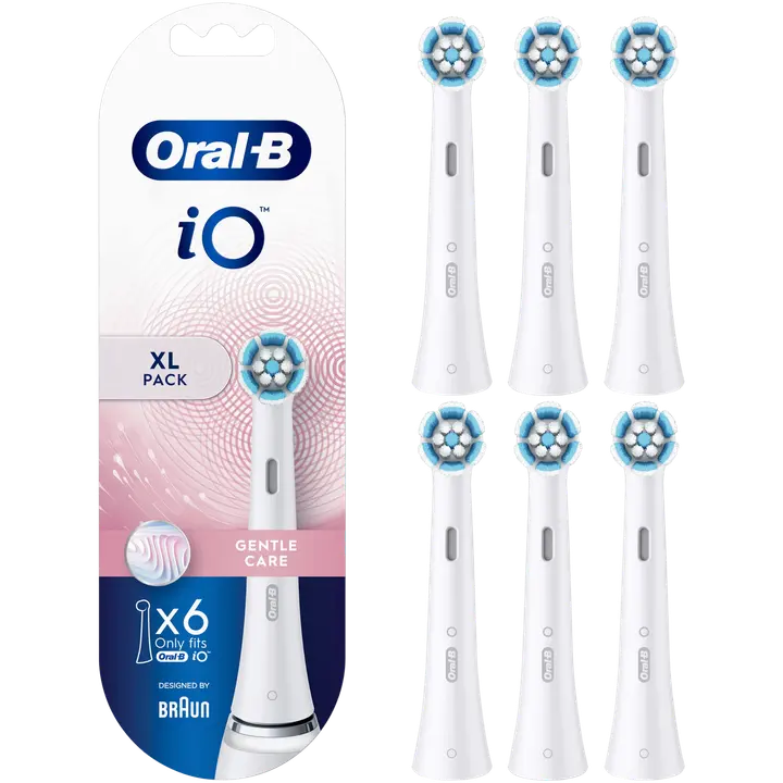 Oral-B Vaihtoharjat iO Gentle Care 6 kpl