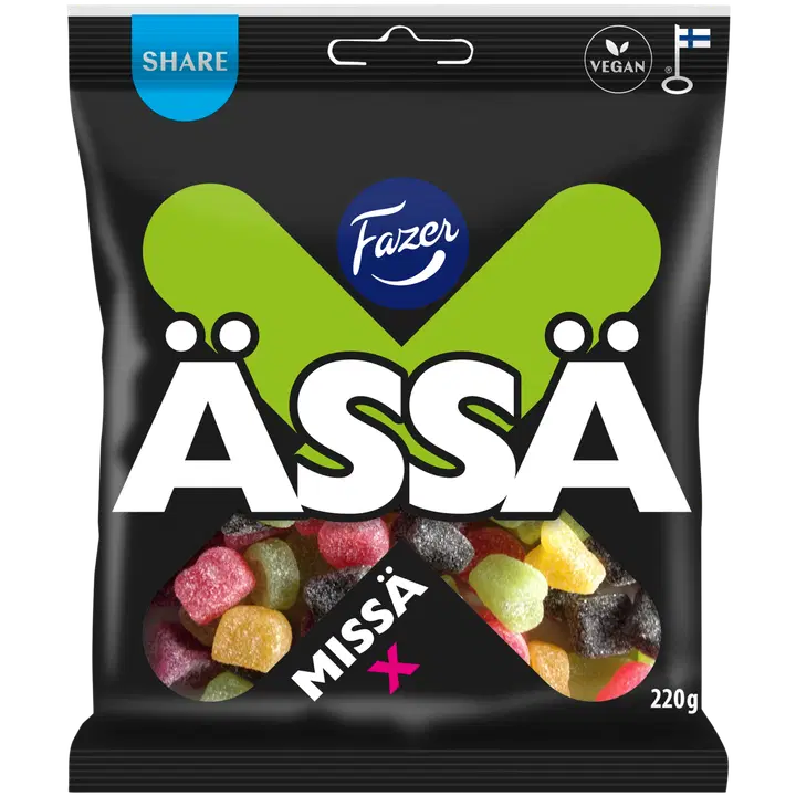Fazer Ässä Missä X karkkipussi 220g
