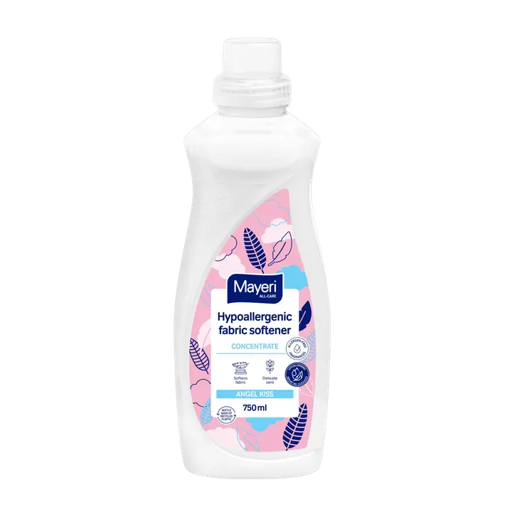 Mayeri All-Care hypoallergeeninen pyykinhuuhteluaine Angel Kiss 750ML pullo