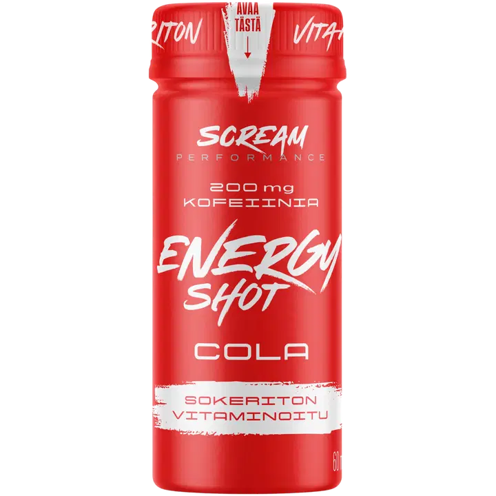 SportLife Foods SCREAM SHOT 60ml Cola energiashotti