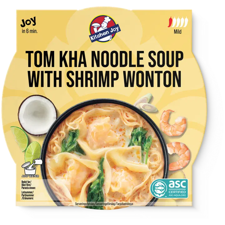 Kitchen Joy Tom Kha Wonton nuudelikeitto katkaravuilla 240g