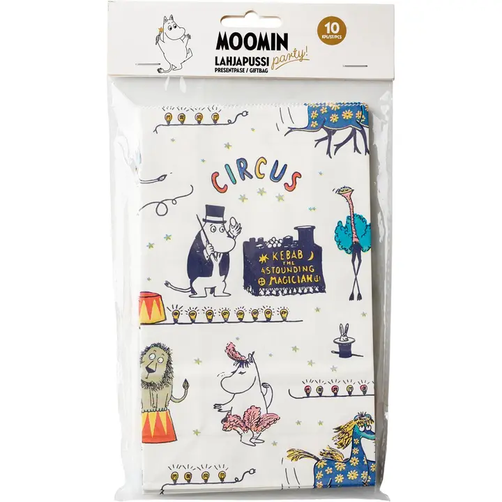 Moomin Sirkusmuumi lahjapussi 10kpl