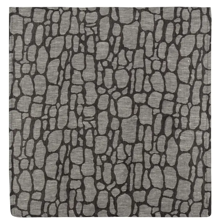 Sauna istumisalus Kivid 50x55 cm, must