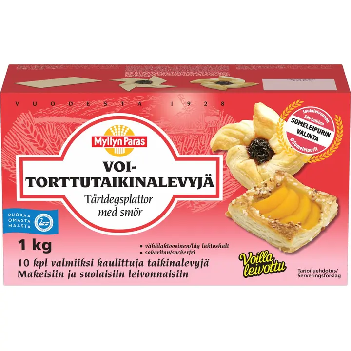 Myllyn Paras Voitorttutaikinalevyjä 1kg