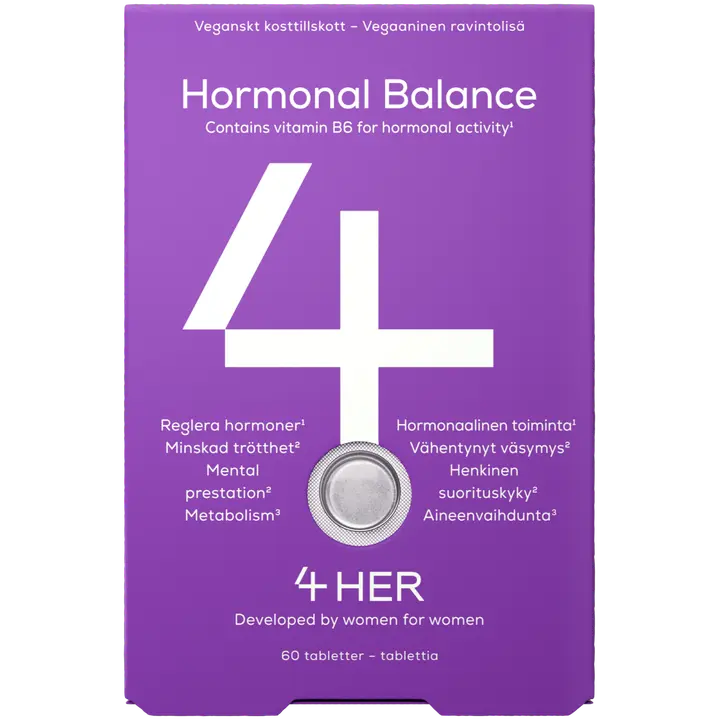 4Her Hormonal Balance ravintolisä 60 kpl