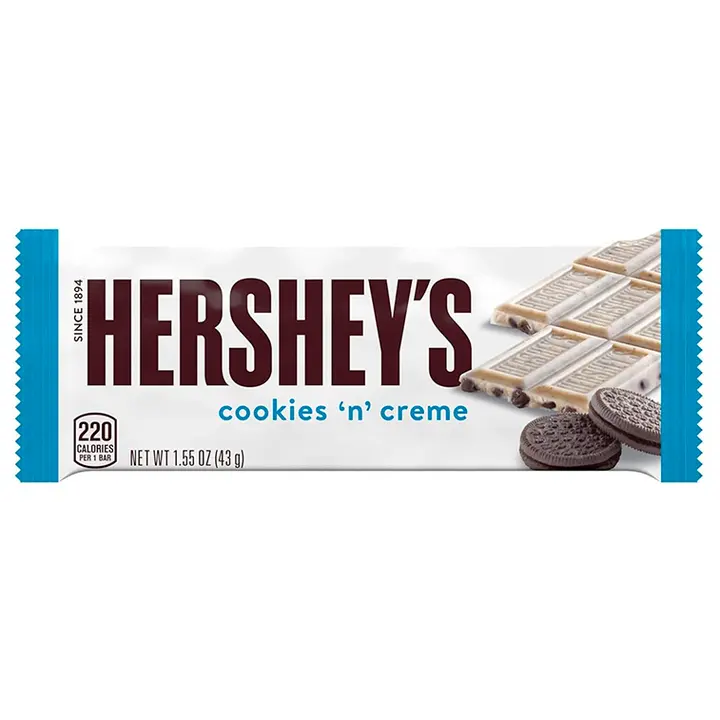 HERSHEY'S Cookies N Creme maius 43g