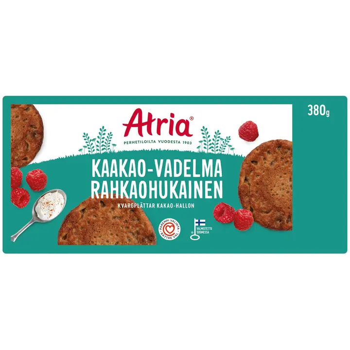 Atria Rahkaohukainen Kaakao-Vadelma 380g