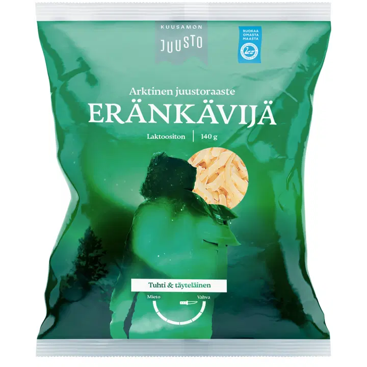 Kuusamon Juusto Eränkävijä juustoraaste 140 g
