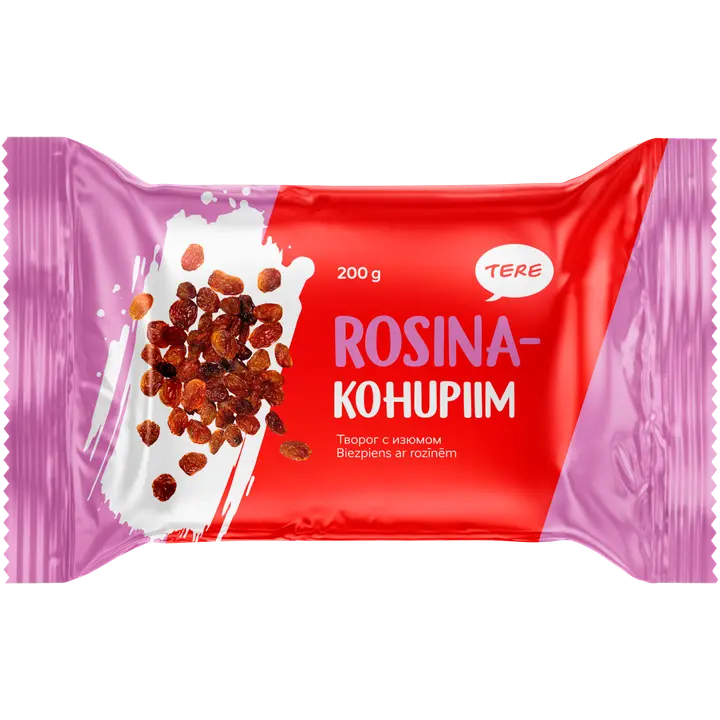 Tere Rosinakohupiim, 200 g