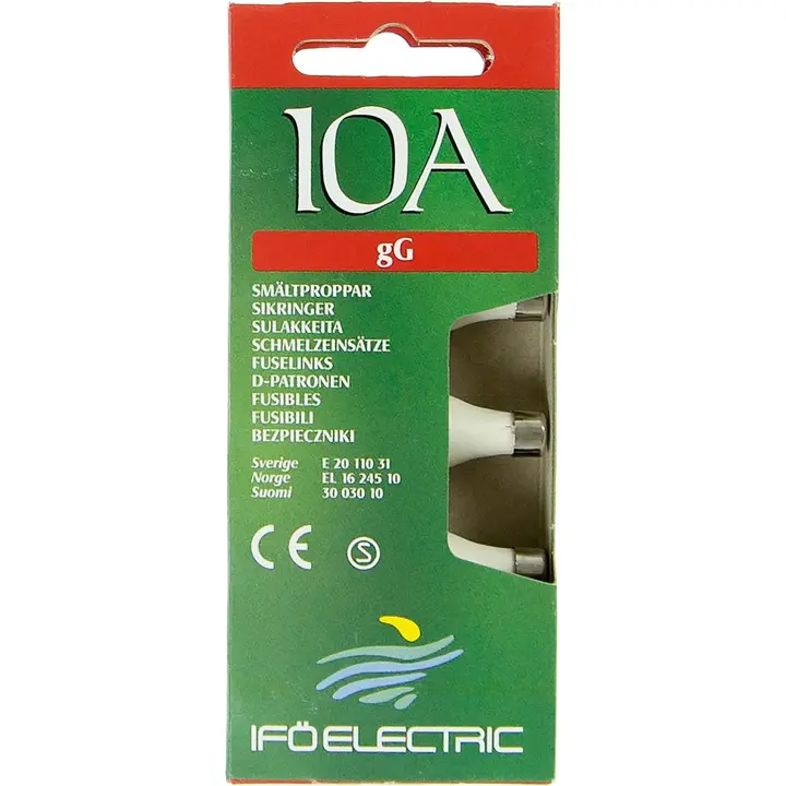 Ifö Electric tulppasulake 10A 5kpl