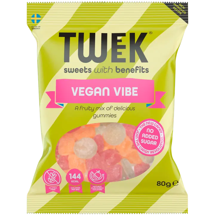 Tweek Vegan Vibe hedelmäkaramelli 80g