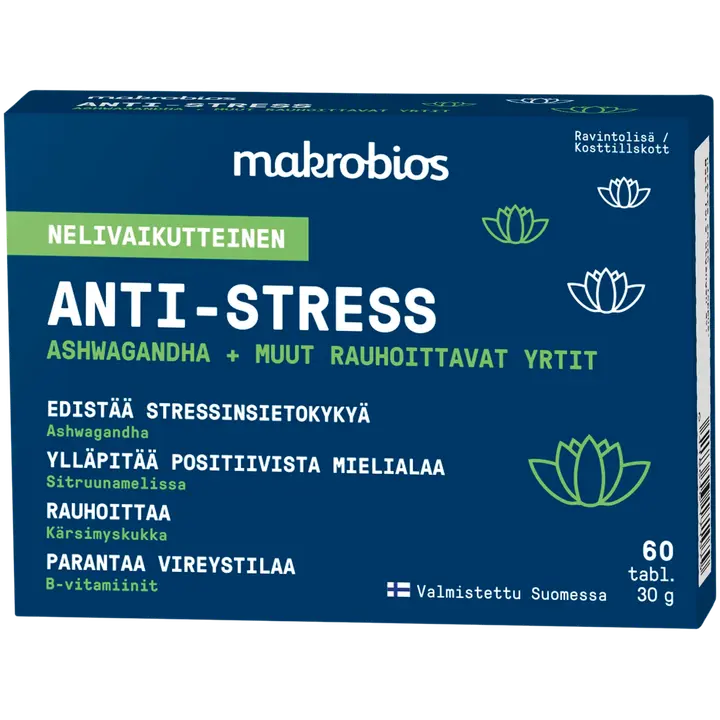 Makrobios Anti-stress 60 tablettia 30g