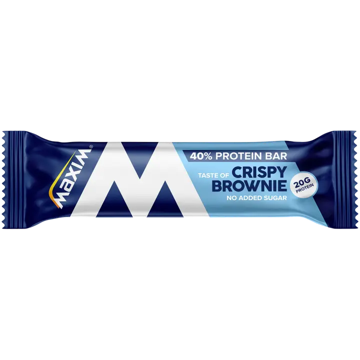 Maxim 40% Protein Bar Crispy Brownie proteiinipatukka 50g