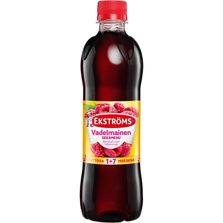 Ekströms vadelmainen sekamehutiiviste 0,5l