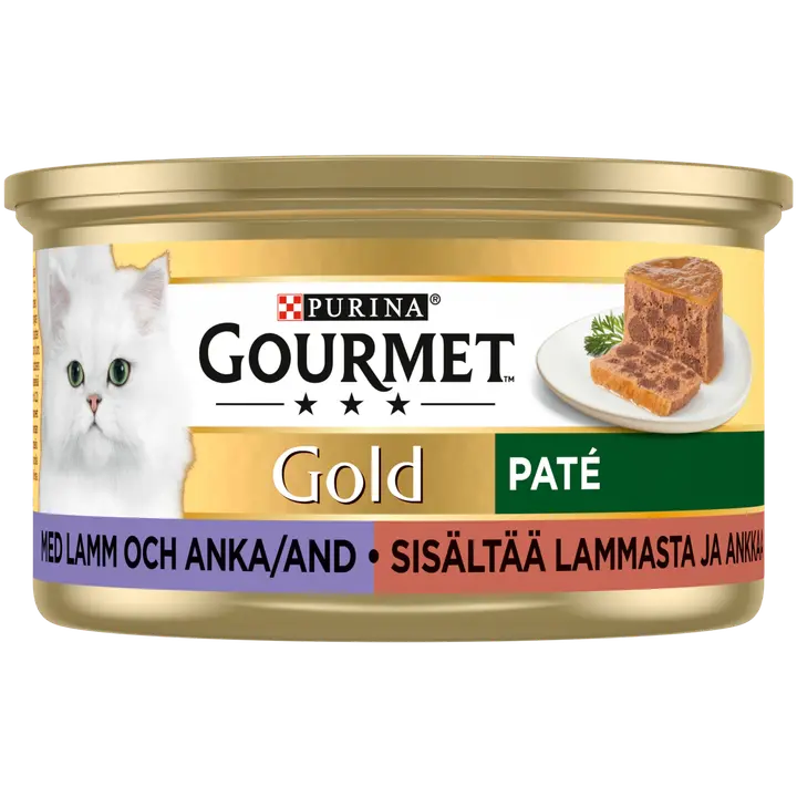 Gourmet täissööt kassidele lamba- ja pardilihaga 85 g