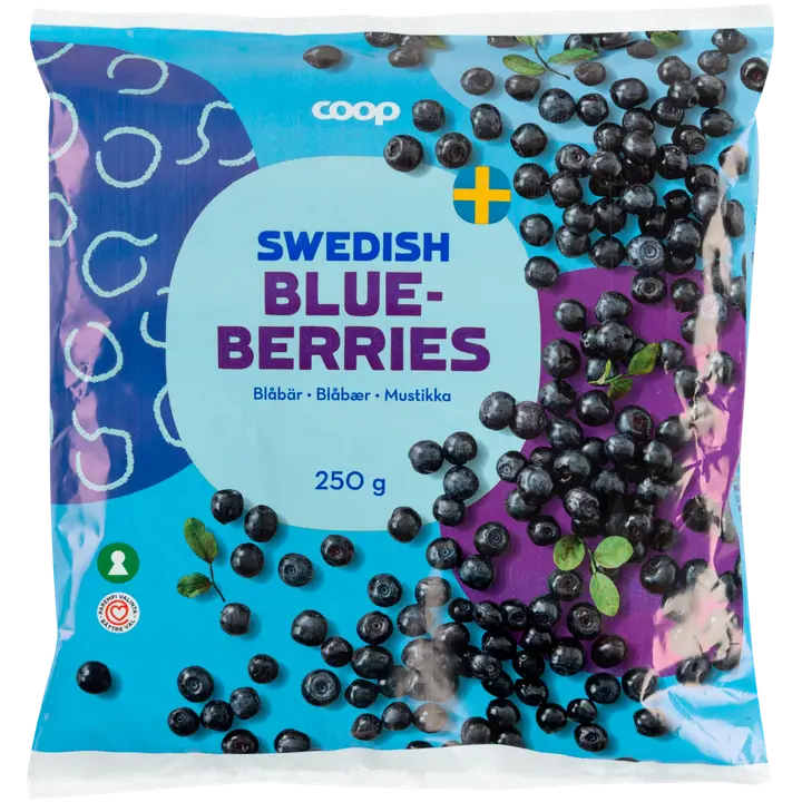 Coop mustikka 250 g pakaste