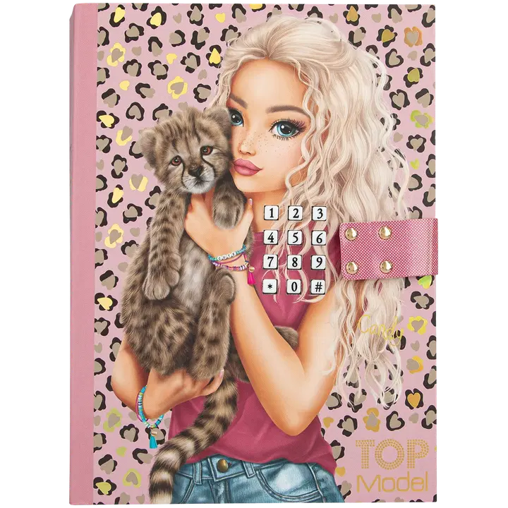 TOPModel Dagbok m. kod och musik LEOHEART