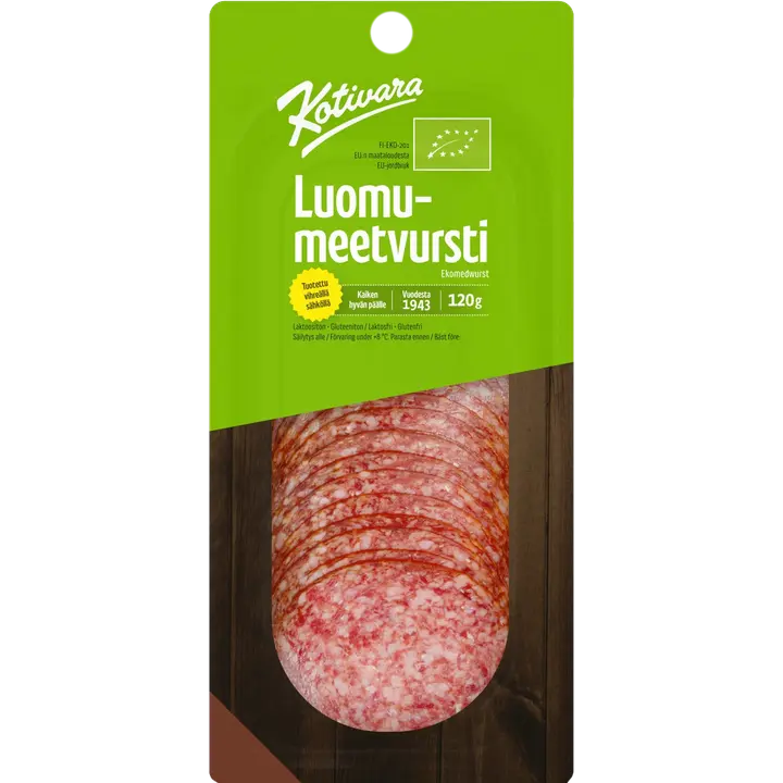 Kotivara Luomumeetvursti 120 g