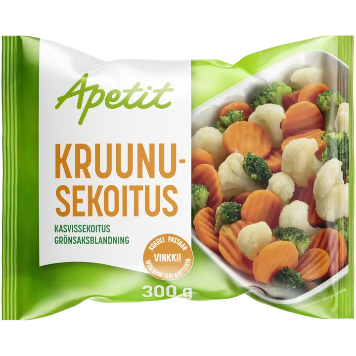 Apetit Kruunusekoitus vihannessekoitus pakaste 300g