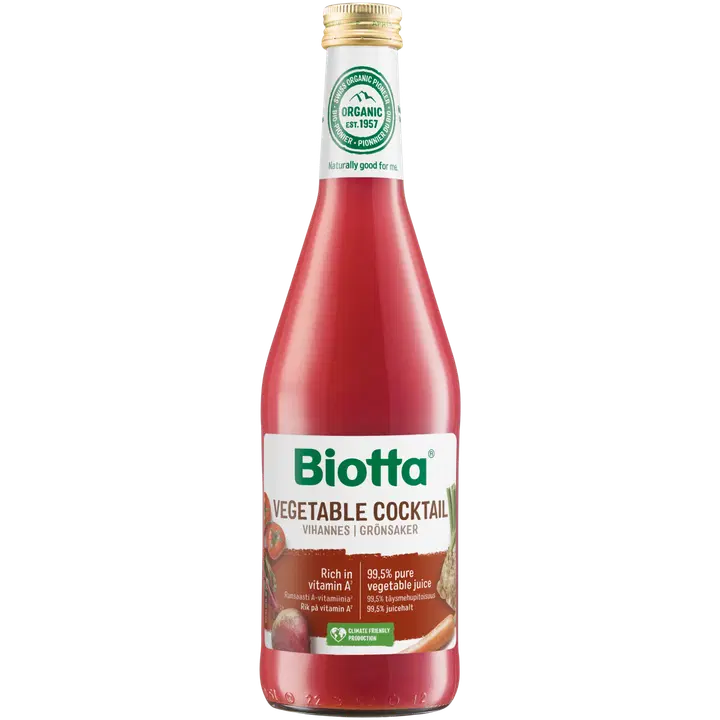 Biotta Vihannestäysmehu 500ml luomu