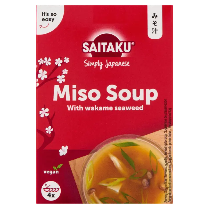 Saitaku misokeitto wakame merilevällä 4 annosta 88g