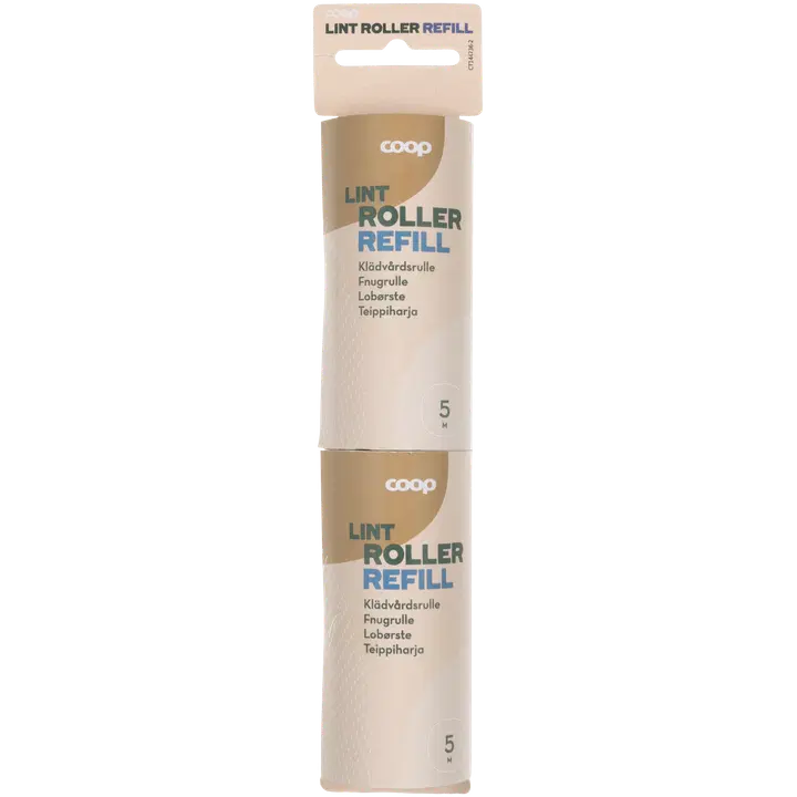 Coop klädvårdsrulle refill 5 m 2 st